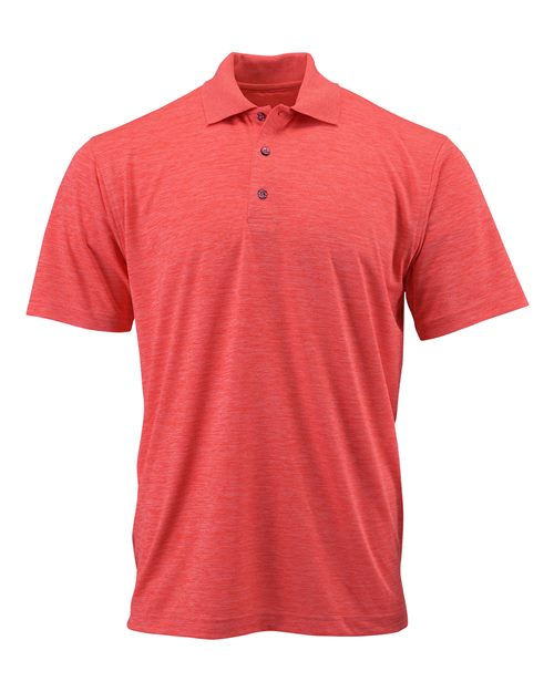 Men's Dakota Striated Heather Polo – Front
