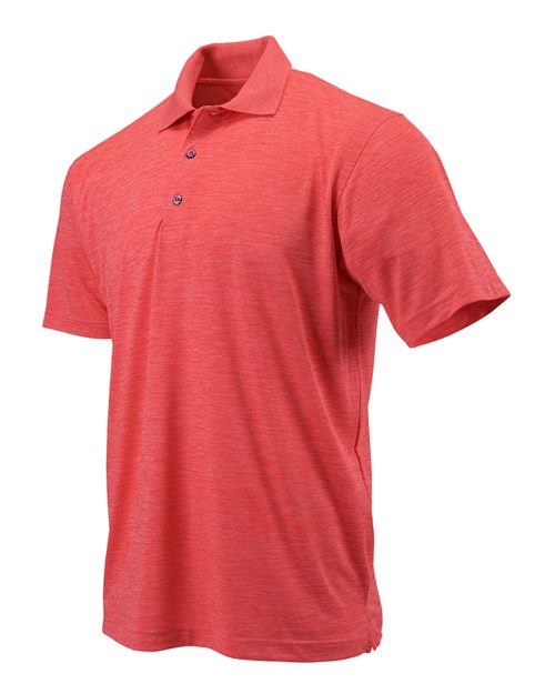 Men's Dakota Striated Heather Polo – Side