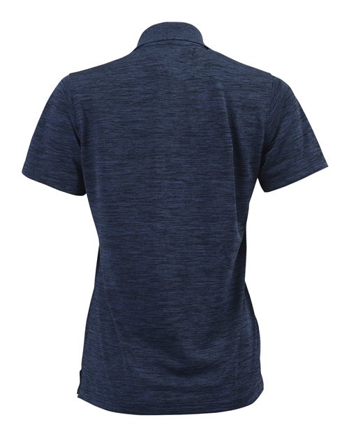 Women's Dakota Striated Heather Polo – Back