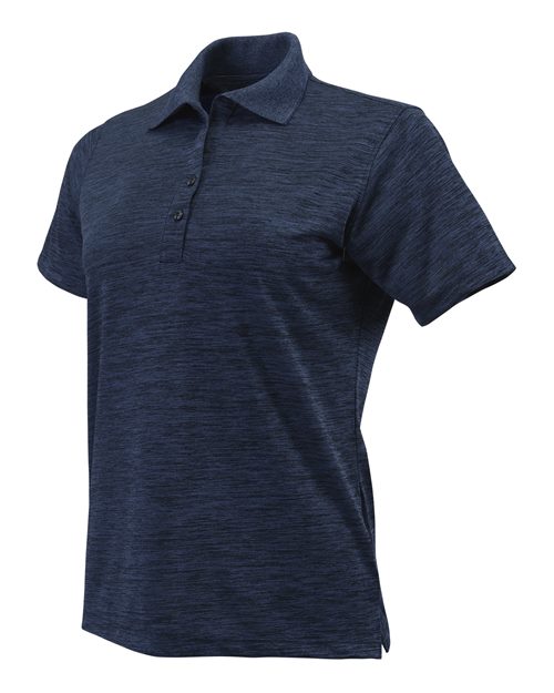 Women's Dakota Striated Heather Polo – Side