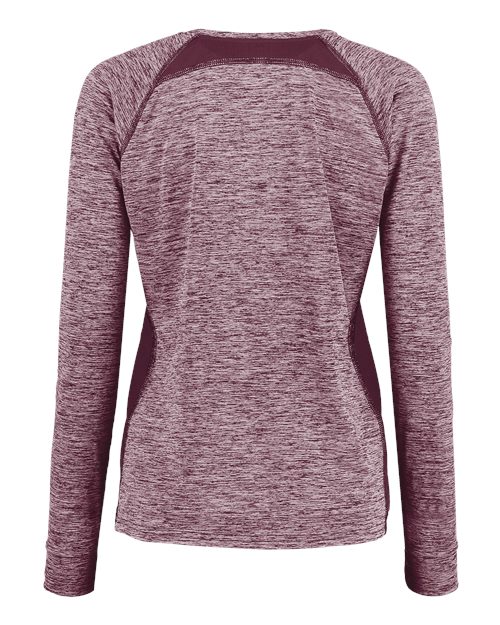 Women's Electrify CoolCore® Long Sleeve V-Neck T-Shirt – Back