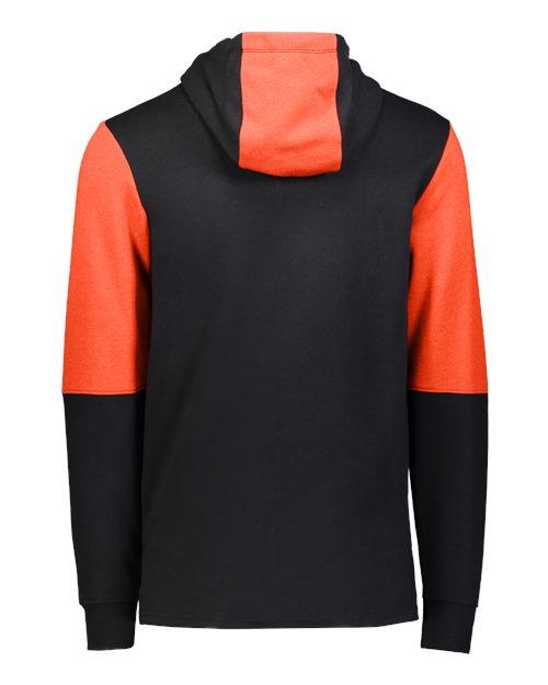 Men's All-American Team Fleece Colorblocked Hooded Sweatshirt – Back