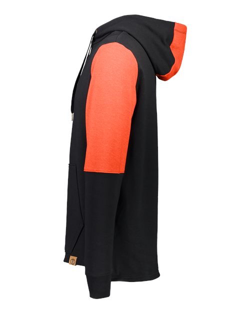 Men's All-American Team Fleece Colorblocked Hooded Sweatshirt – Detail