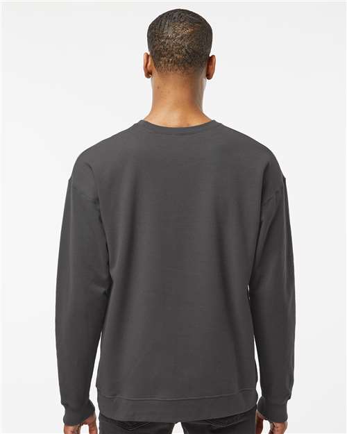 Unisex Fleece Crewneck Sweatshirt – On Model – Back