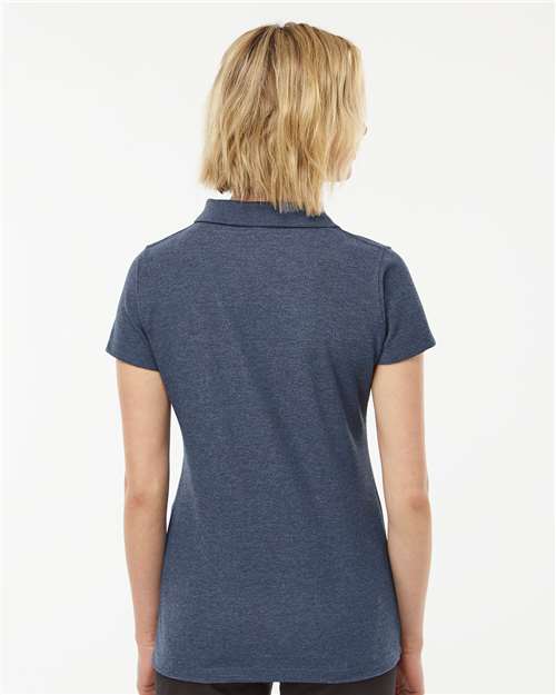 Women's 50/50 Sport Pique Polo – On Model – Back
