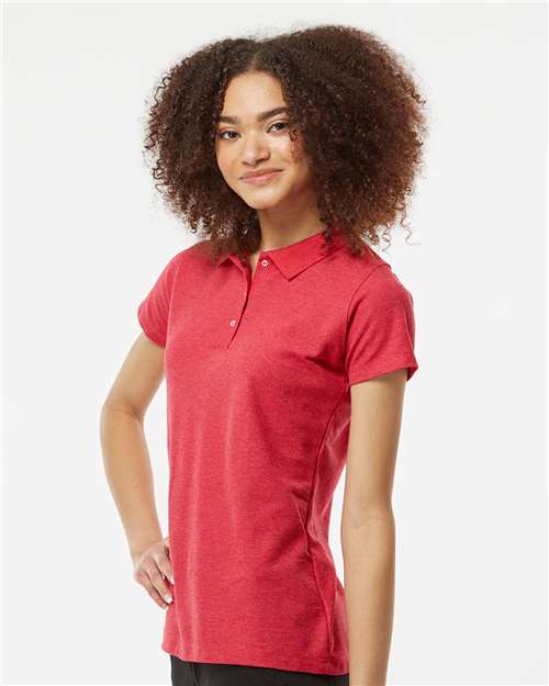 Women's 50/50 Sport Pique Polo – On Model – Side