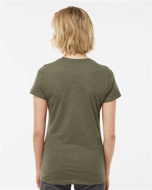 Women's Premium Cotton Blend T-Shirt – On Model – Back