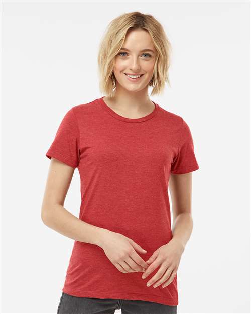 Women's Premium Cotton Blend T-Shirt – On Model