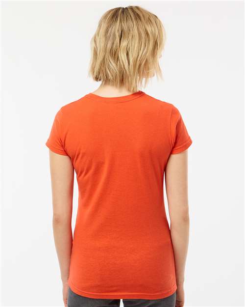 Women's Fine Jersey Slim Fit T-Shirt – On Model – Back