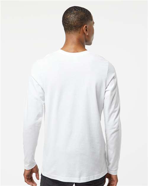 Unisex Premium Cotton Long Sleeve T-Shirt – On Model – Back