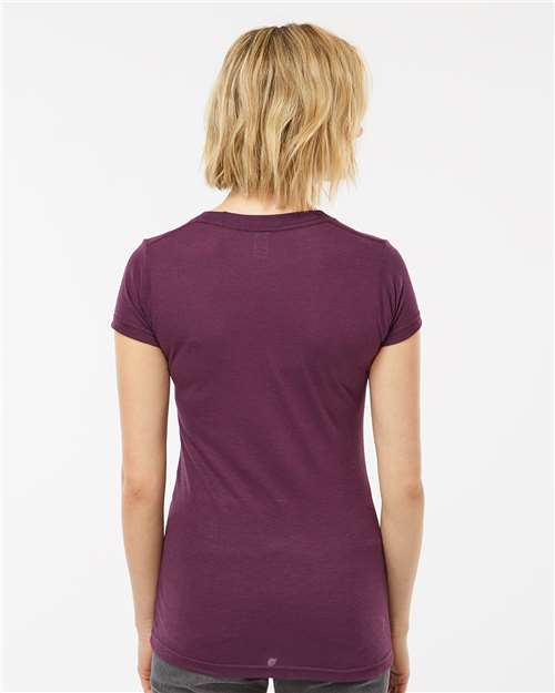 Women's Tri-Blend T-Shirt – On Model – Back