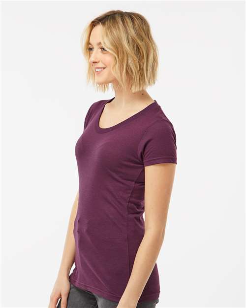 Women's Tri-Blend T-Shirt – On Model – Side