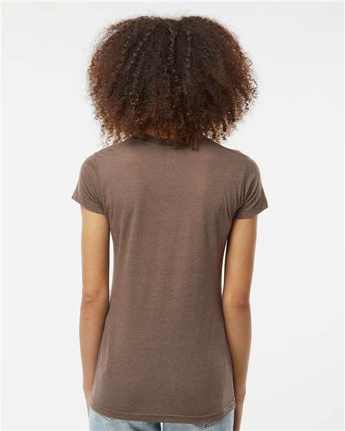 Women's Tri-Blend T-Shirt – On Model – Back