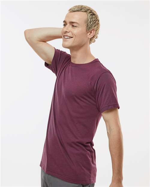 Unisex Tri-Blend T-Shirt – On Model – Side