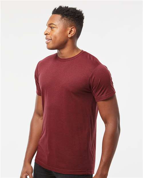 Unisex Tri-Blend T-Shirt – On Model – Side