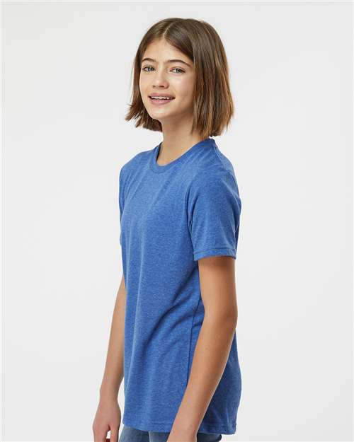 Youth Poly-Rich T-Shirt – On Model – Side