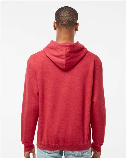 Unisex Fleece Hooded Sweatshirt – On Model – Back