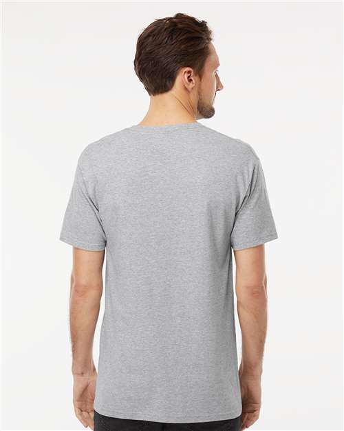 Men's Gold Soft Touch T-Shirt – On Model – Back