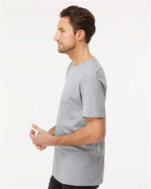 Men's Gold Soft Touch T-Shirt – On Model – Side