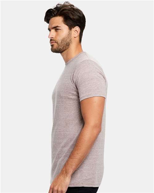 Unisex Tri-Blend T-Shirt – On Model – Side