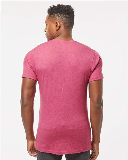 Men's Premium Cotton Blend T-Shirt – On Model – Back