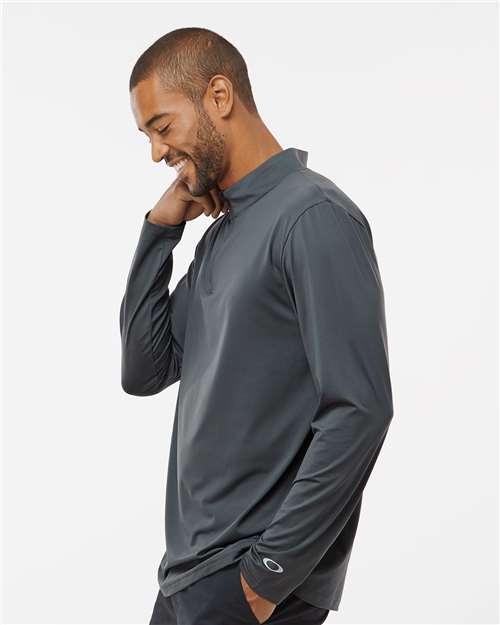 Men's Team Issue Podium Quarter-Zip Pullover – On Model – Side