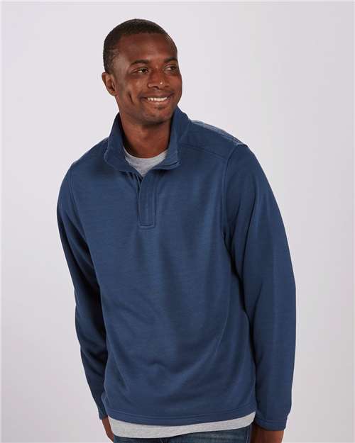 Unisex Sullivan Quarter-Zip Pullover – On Model – Side