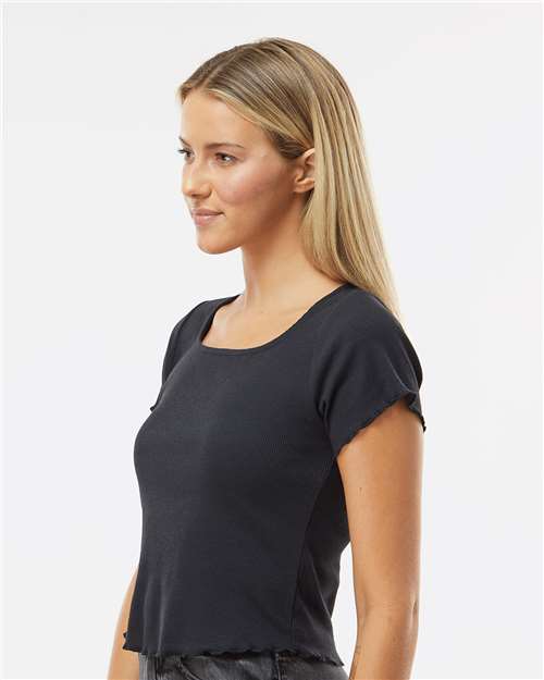 Women's Baby Rib T-Shirt – On Model – Side