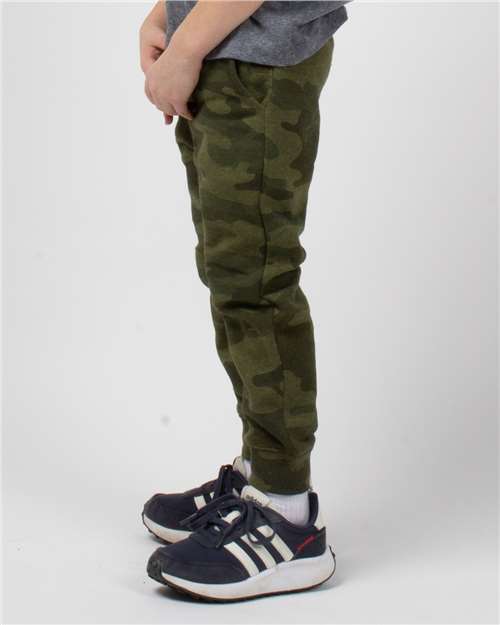 Toddler Lightweight Special Blend Sweatpants – On Model – Side