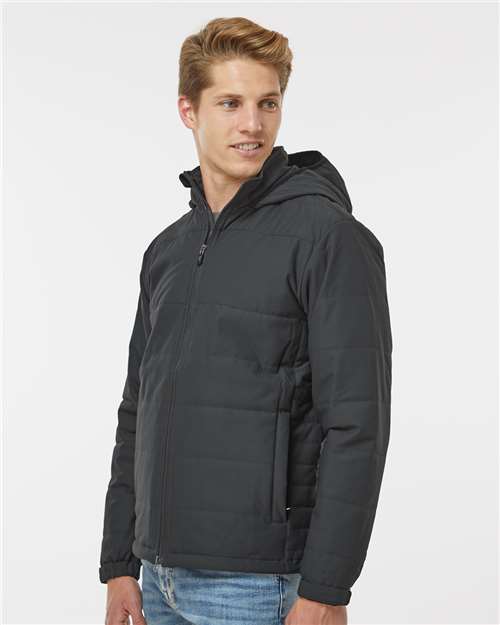 Men's Quantum Puffer Jacket – On Model – Side