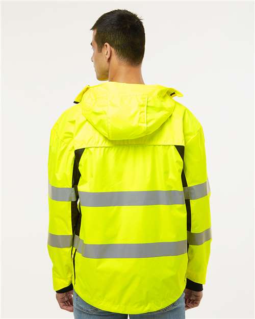 Unisex Premium Black Series® Windbreaker – On Model – Back