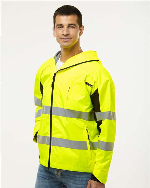 Unisex Premium Black Series® Windbreaker – On Model – Side