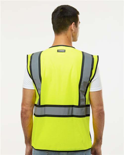 Unisex Standard Contrast Vest – On Model – Back