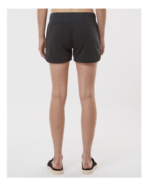 Women's Fleece Shorts – On Model – Back