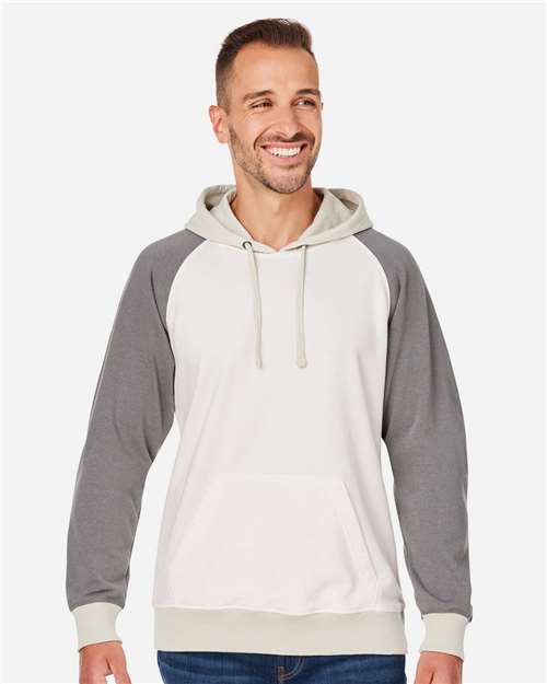 Unisex Vintage Tricolor Hooded Sweatshirt