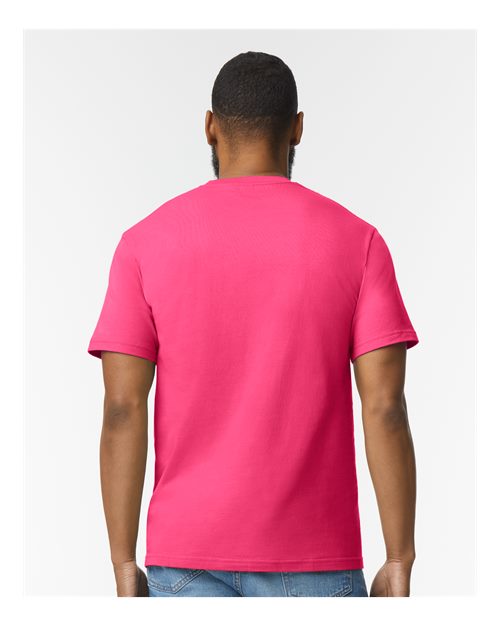 Unisex Softstyle® Midweight T-Shirt – On Model – Back