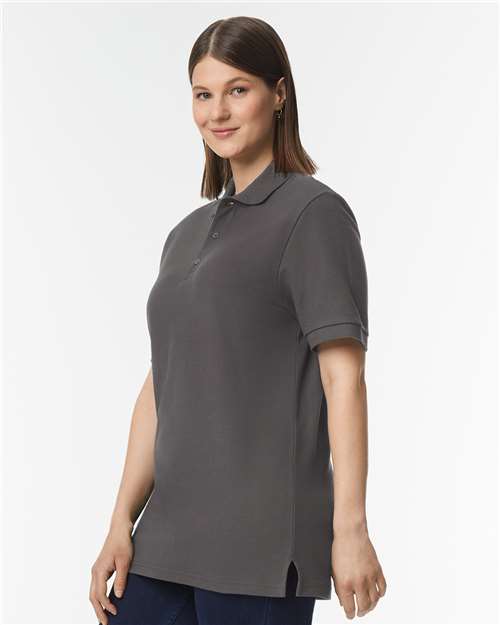 Unisex Hammer™ Pique Polo – On Model – Side