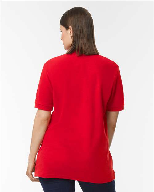 Unisex Hammer™ Pique Polo – On Model – Back
