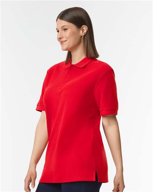 Unisex Hammer™ Pique Polo – On Model – Side