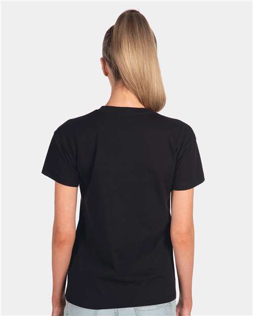 Women's Cotton Relaxed Tee – On Model – Back