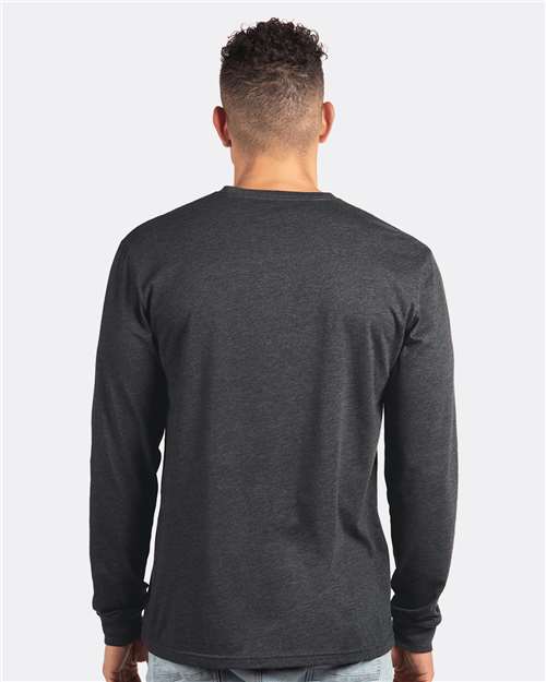 Unisex CVC Long Sleeve T-Shirt – On Model – Back