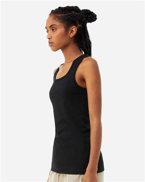Women's Micro Rib Tank – On Model – Side