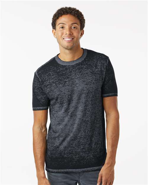Unisex Acid Wash Burnout T-Shirt