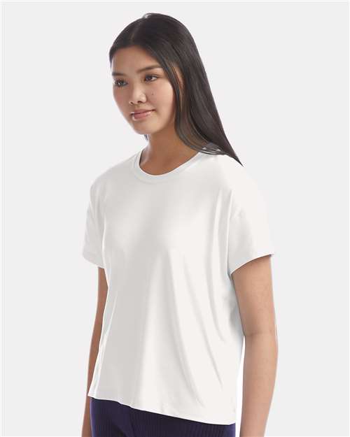 Women's Sport Soft Touch T-Shirt – On Model – Side