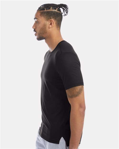 Unisex Sport T-Shirt – On Model – Side
