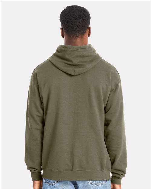 Unisex Perfect Sweats Hooded Sweatshirt – On Model – Back