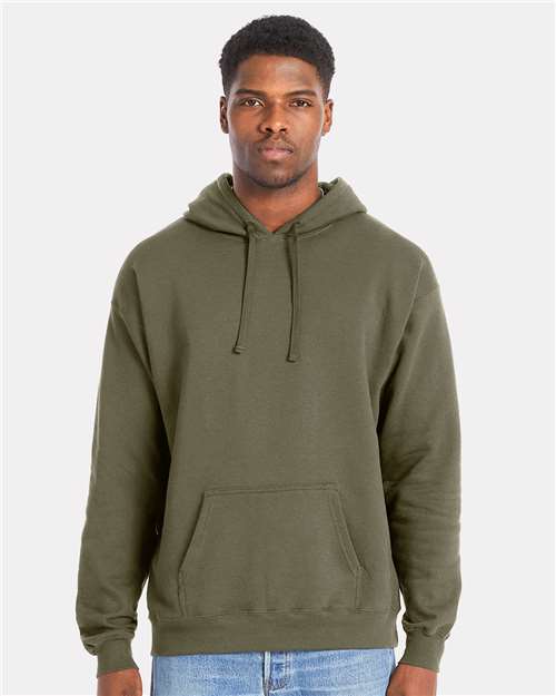 Unisex Perfect Sweats Hooded Sweatshirt – On Model