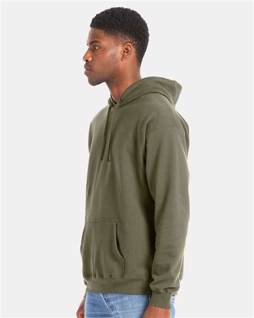 Unisex Perfect Sweats Hooded Sweatshirt – On Model – Side