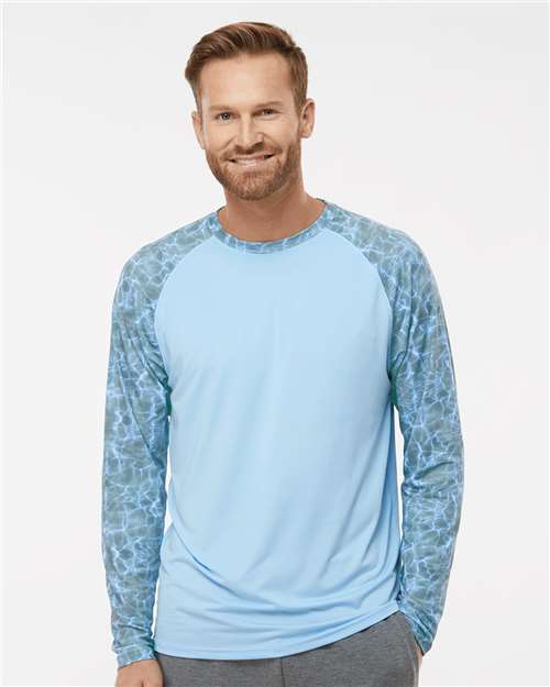 Men's Panama Colorblocked Long Sleeve T-Shirt