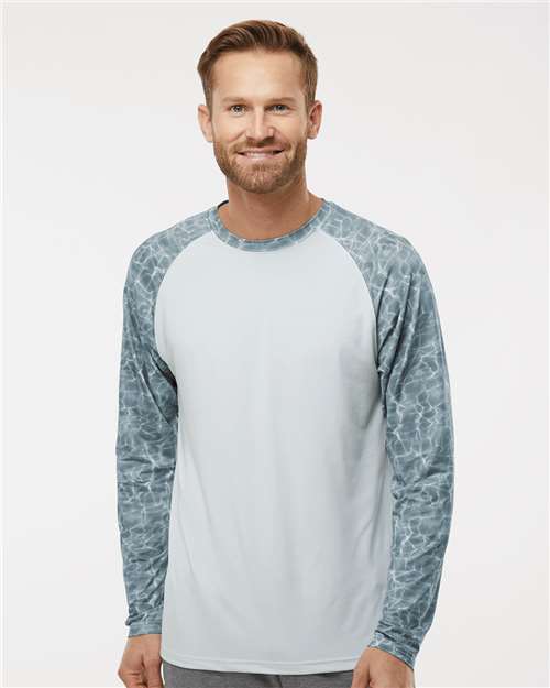 Men's Panama Colorblocked Long Sleeve T-Shirt